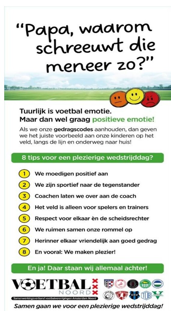 Poster van Voetbal Noord